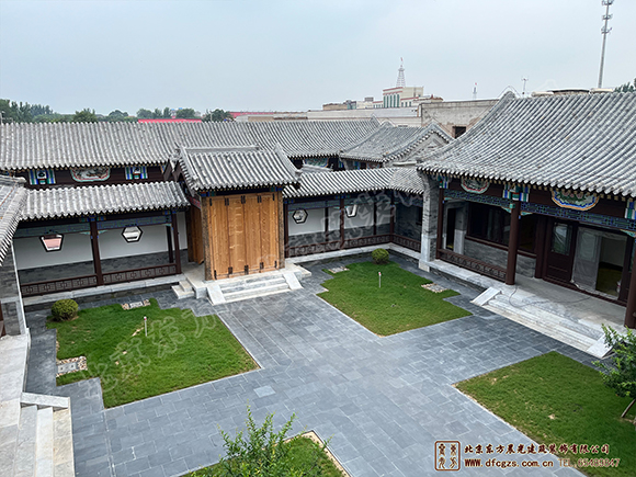 鄉村仿古建筑四合院